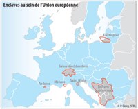 Enclaves dans l'Union européenne
