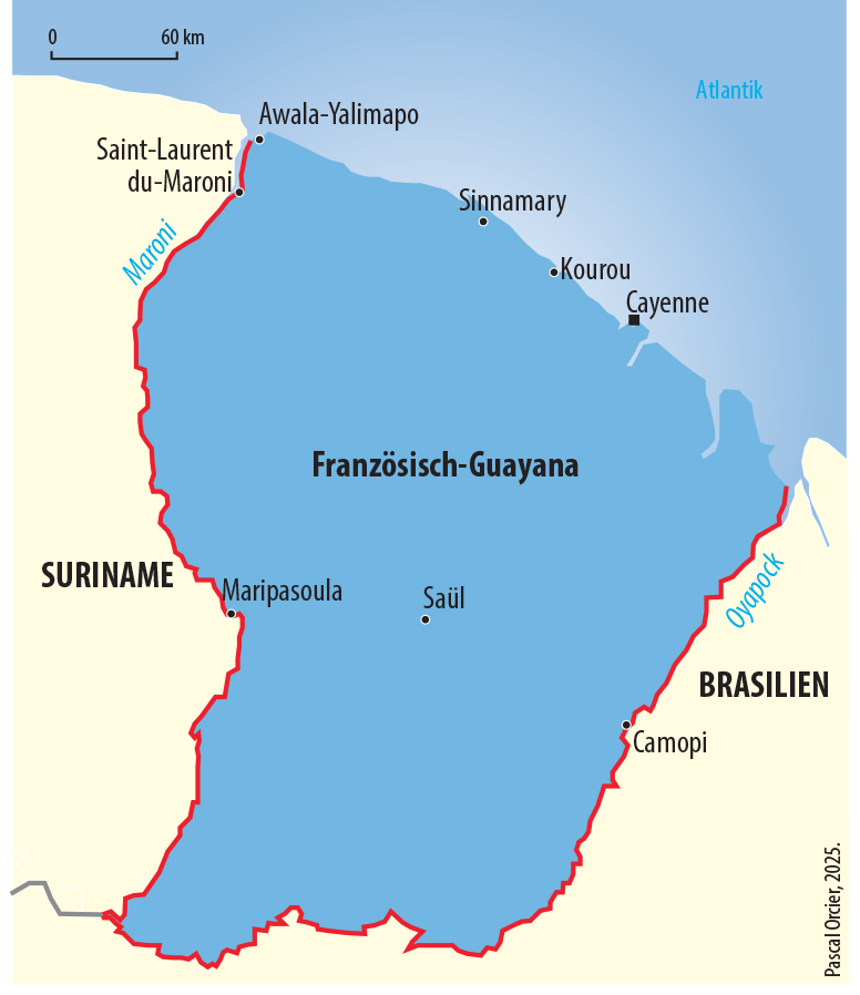 Guyane française : frontières de l'UE en Amérique du Sud Pascal Orcier