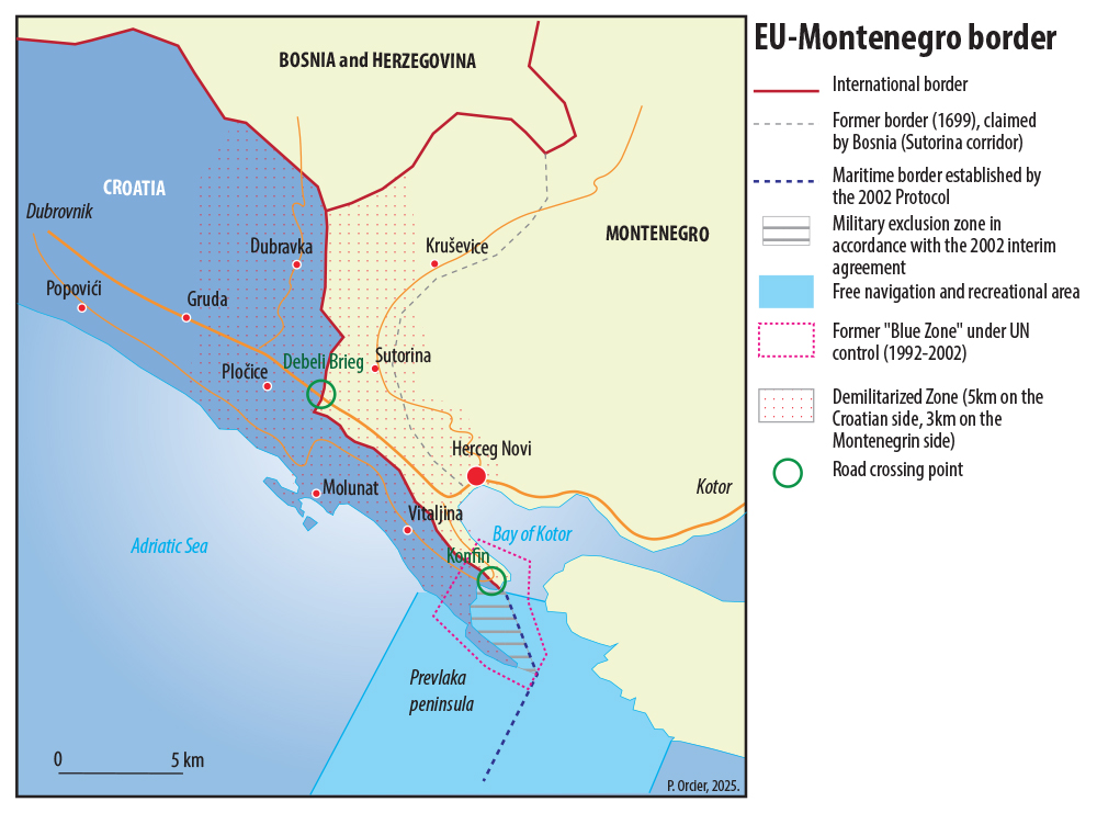 frontière UE monténégro