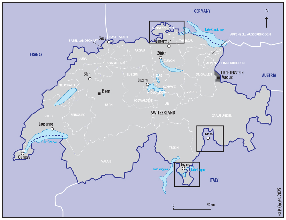 frontiere UE suisse 1000px Pascal Orcier — carte frontière UE Suisse