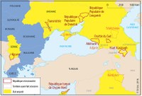 Républiques sécessionnistes autour de la mer Noire