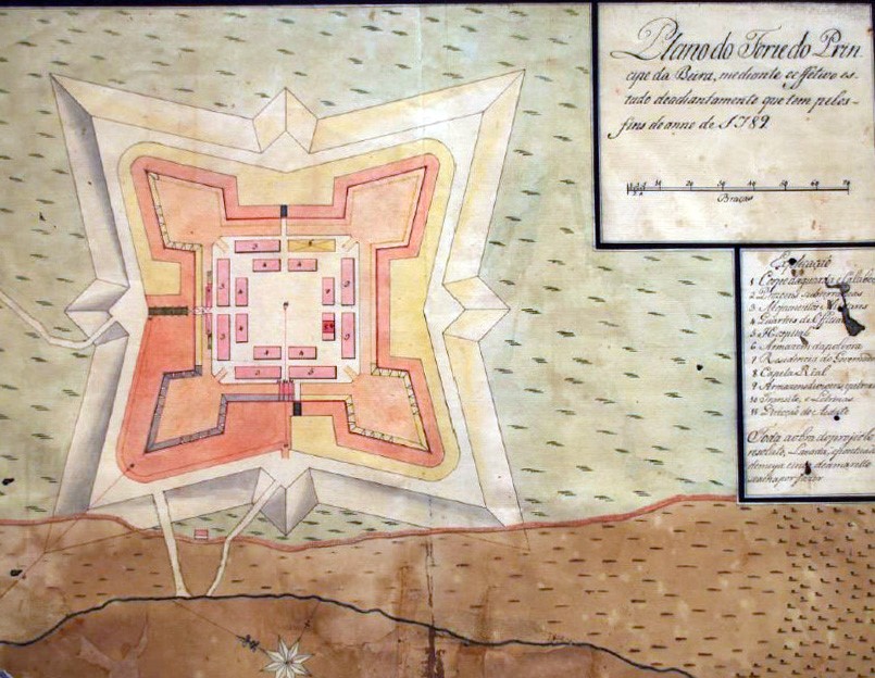 1789 fort principe beira travaux inacheves bresil