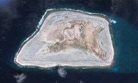 Vue satellite de l'île de Jarvis (États-Unis)