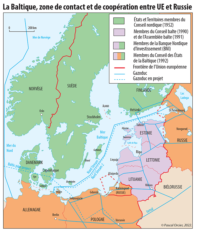 La Baltique, zone de contact et de coopération entre UE et Russie