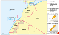 Les frontières du Maroc et les « murs du Sahara »