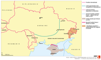 La situation conflictuelle aux frontières de l'Ukraine