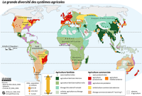 Carte des systèmes agricoles en 2019