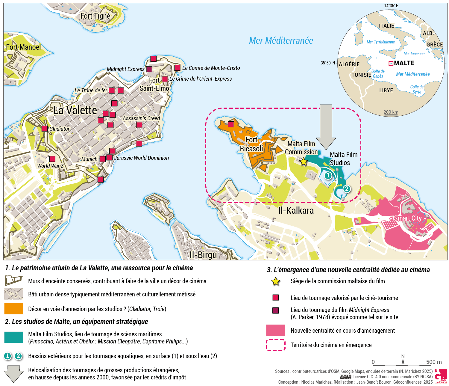 Les territoires du cinéma à Malte