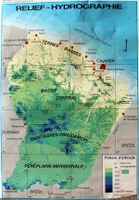 Relief et hydrographie de la Guyane