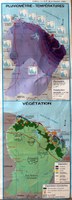 Pluviométrie, températures et végétation de la Guyane