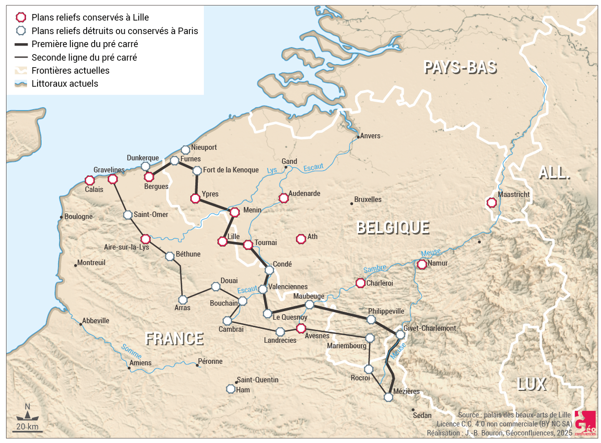 Les plans-reliefs des places fortes en France et en Belgique