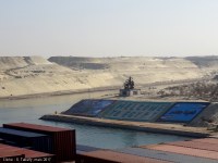 Canal de Suez. « Bienvenue en Égypte » et « Vive l'Égypte »