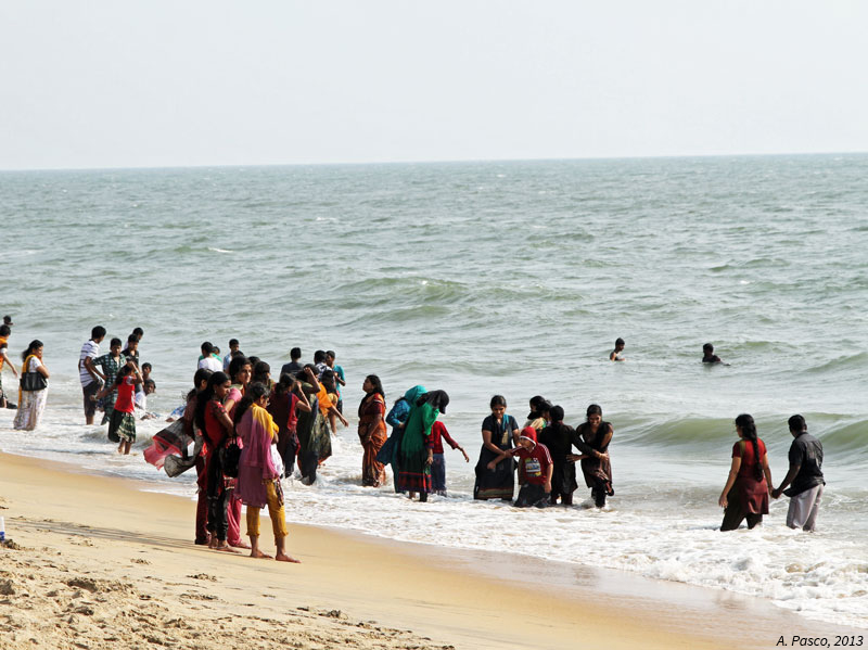 Un dimanche au bord de la mer au Kérala