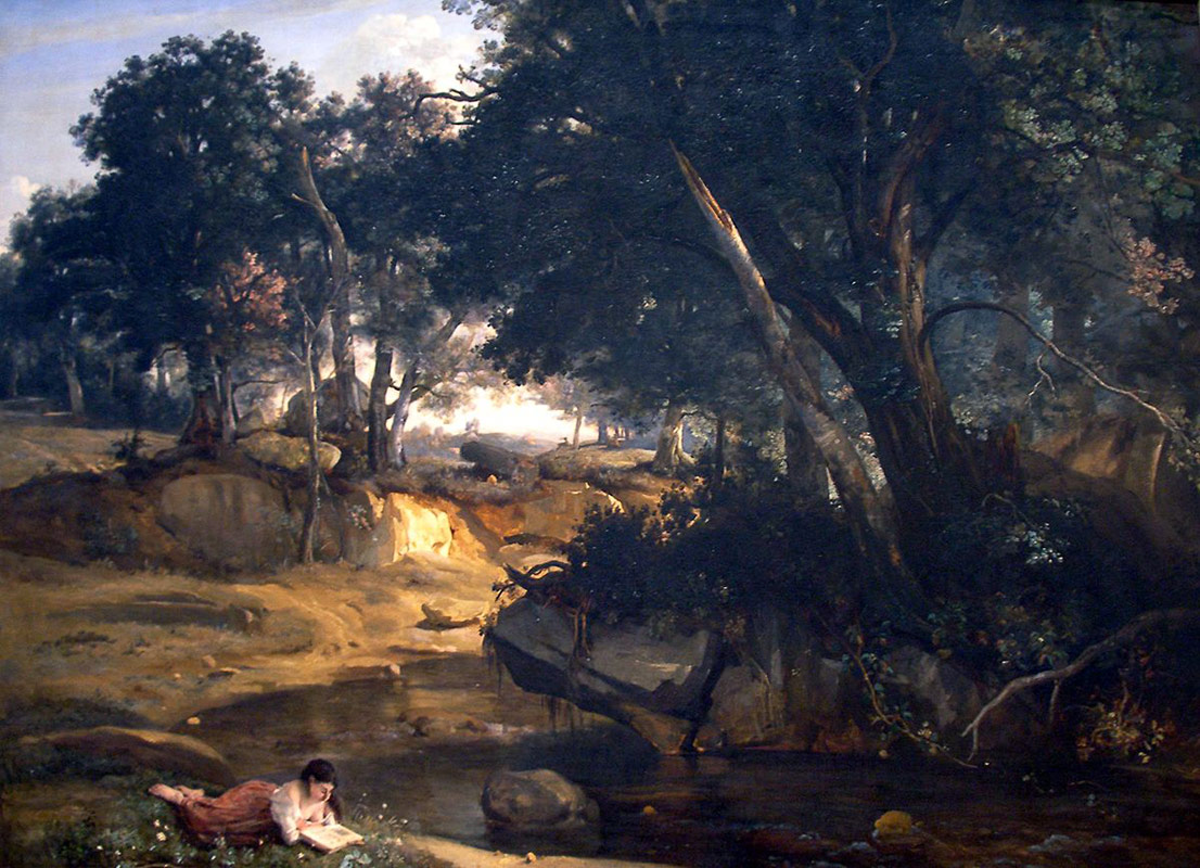  Jean-Baptiste Corot (1796–1875) Forêt de Fontainebleau 1834
