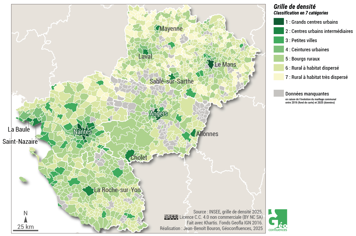 pays de la loire densité de population