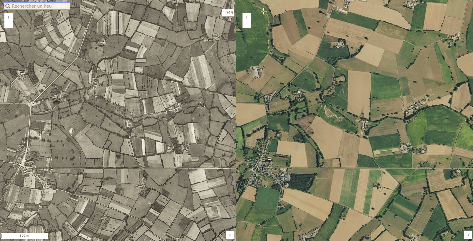 La Roë 1949-2016 remembrement