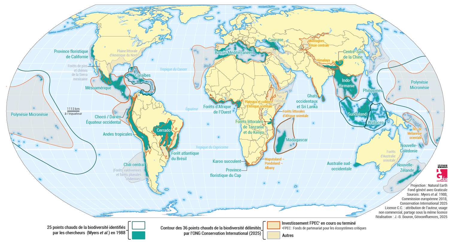 Points chauds de la biodiversité