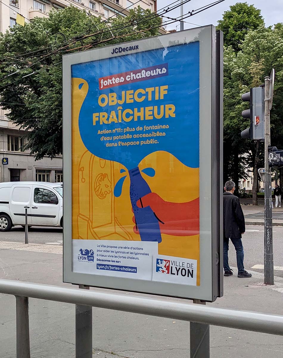 affiche vagues de chaleur