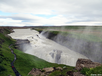 La cascade de Gullfoss, « la chute d’or » (Islande)
