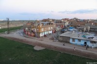 Urbicide. Vue du quartier Fatihpasa au sud d’Içkale, aujourd’hui rasé (Diyarbakir, Turquie)
