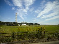 Centrale thermique d'Haramachi au nord de Fukushima (Japon)