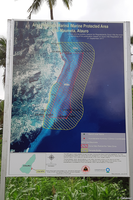 Panneau d’information sur l’aire marine protégée de Vila-Maumeta (Atauro) (Timor Oriental)