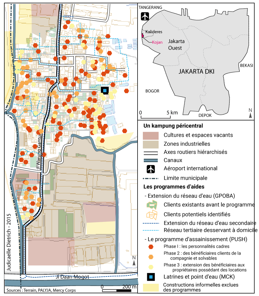 Les programmes d'accès à l'eau dans le kampung de Kojan, Jakarta Ouest (Indonésie)