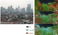 Artificialisation des sols à Jakarta (Indonésie)