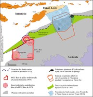 Les superpositions de droits, limites et frontières en mer de Timor (Timor Oriental, indonésie, Australie)