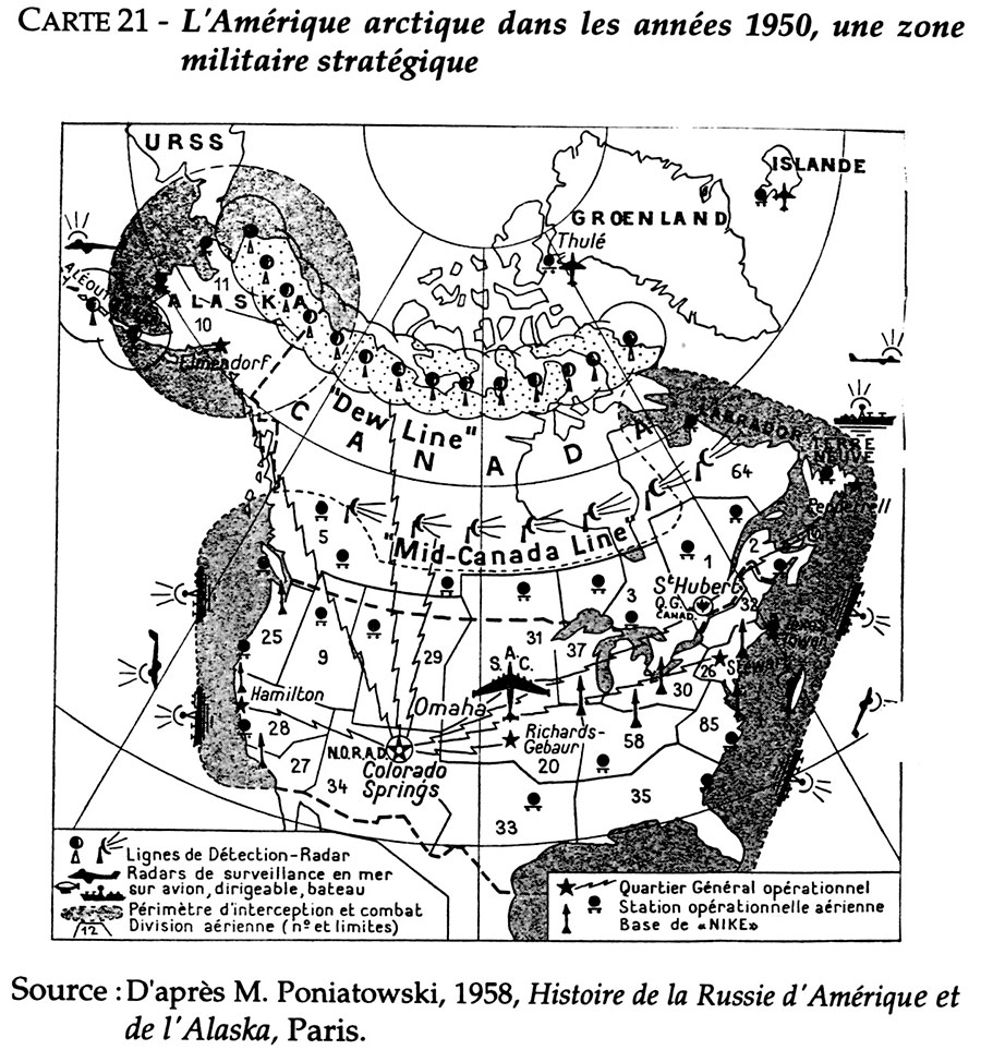 La "Dew Line" pendant la guerre froide (Canada)