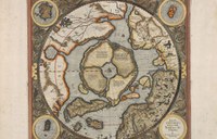 La première carte de l'Arctique, en projection polaire, par Mercator (XVIe siècle)
