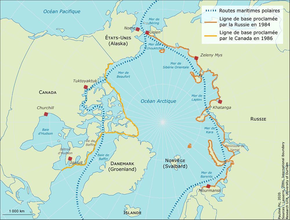 Les détroits des routes maritimes polaires&nbsp;: un statut contesté