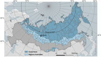 Le Grand Nord russe et ses régions assimilées en 2016 (Russie)
