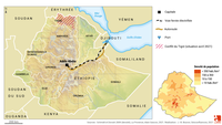 Carte de localisation de l'Éthiopie