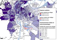 Les Minguettes (Vénissieux), revenus des ménages comparés à l'agglomération de Lyon