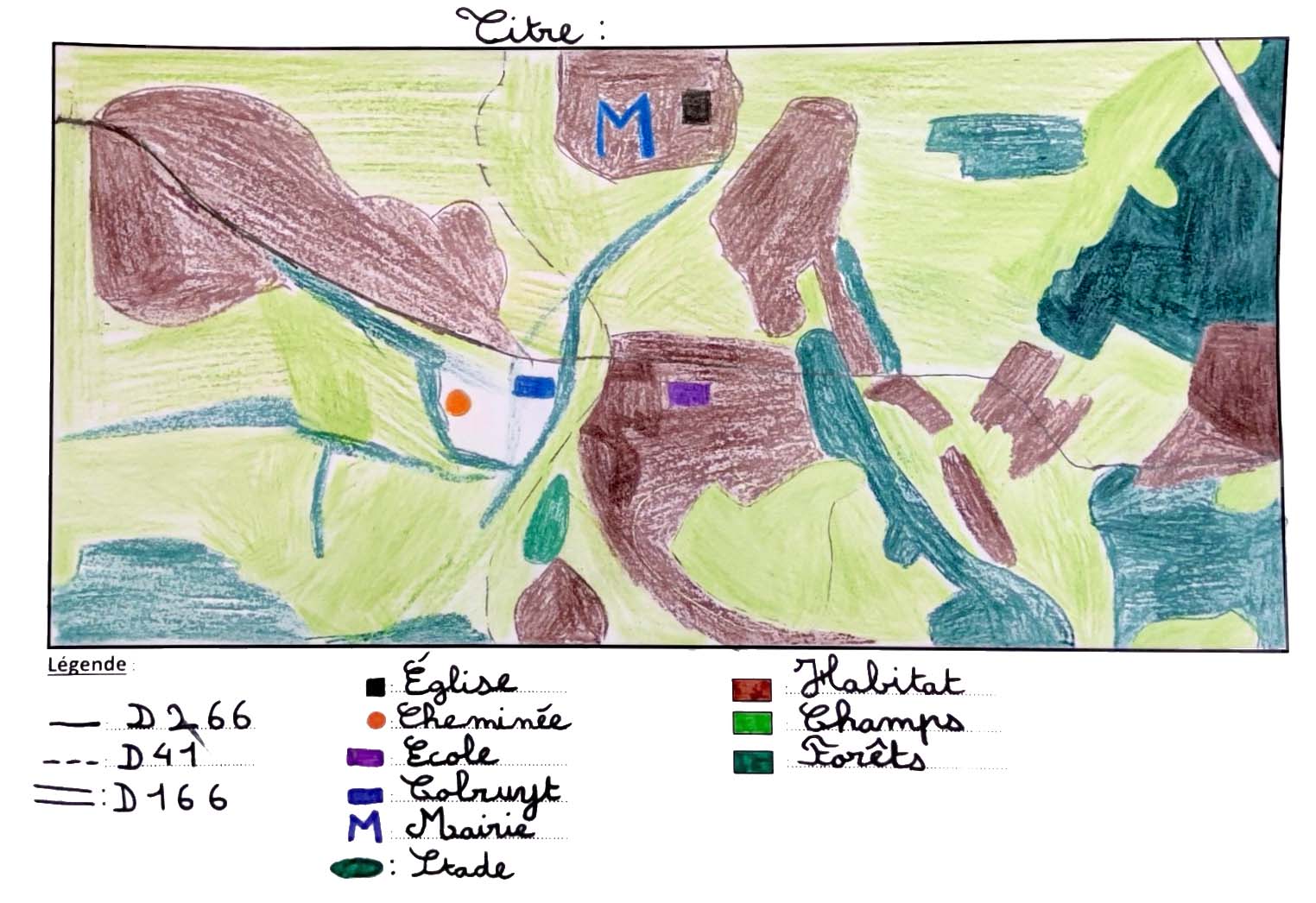 Croquis de la commune