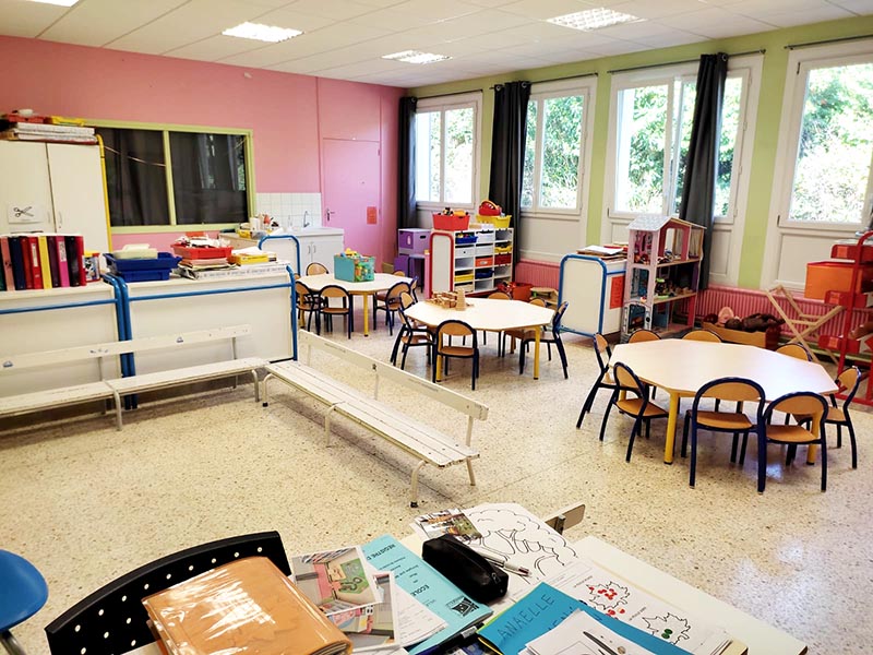 salle de classe petite section de maternelle