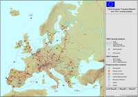 Les 30 projets prioritaires du TEN-T (Union Européenne)