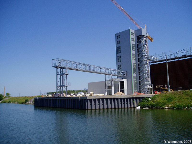Photo du terminal céréalier du technoport de Pagny (Côte d'Or)