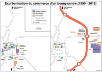 Évolution de l’appareil marchand d’un gros bourg (Plouagat) entre 1979  et 2019 (Côtes-d'Armor)
