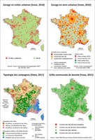 Principaux référentiels statistiques de catégorisation des espaces en France métropolitaine (2018)
