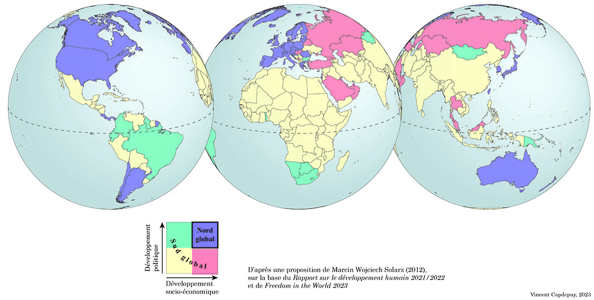 Le Sud global en 2023 d’après les travaux de Marcin Wojciech Solarz