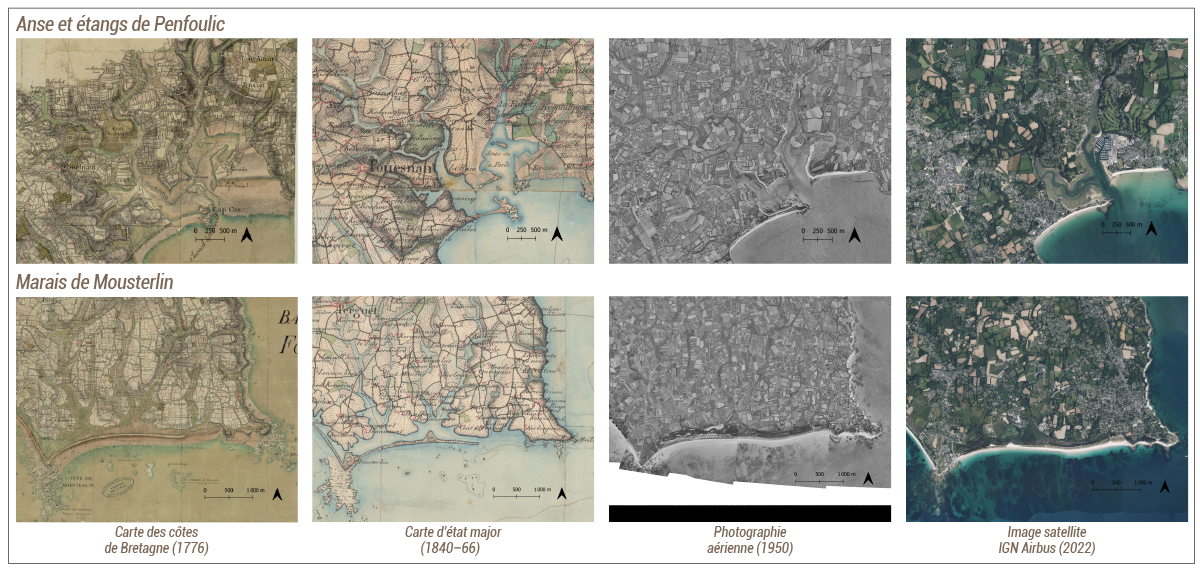 Trajectoires paysagères cartes