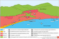 Croquis d’interprétation de l'évolution des Anses-d’Arlet (Martinique)