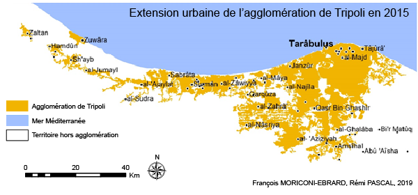 François Moriconi Ebrard et Rémi Pascal — extension urbaine de l'agglomération de Tripoli (2015)