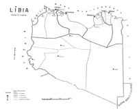 Divisions de la Libye en 1921