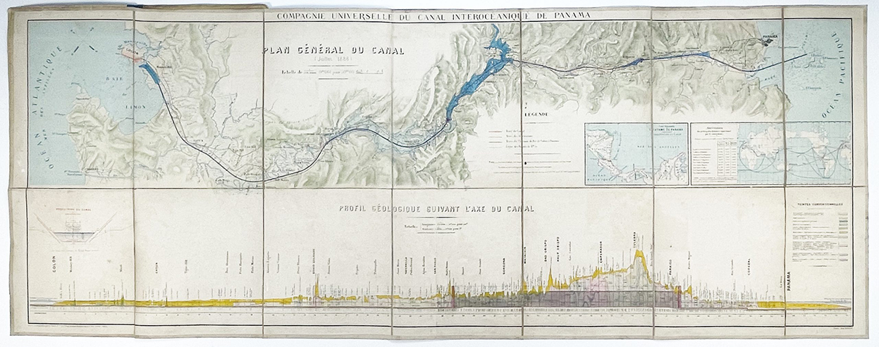 Plan du projet de Canal 1879