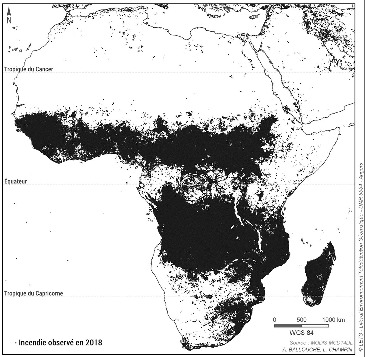 Incendies en Afrique