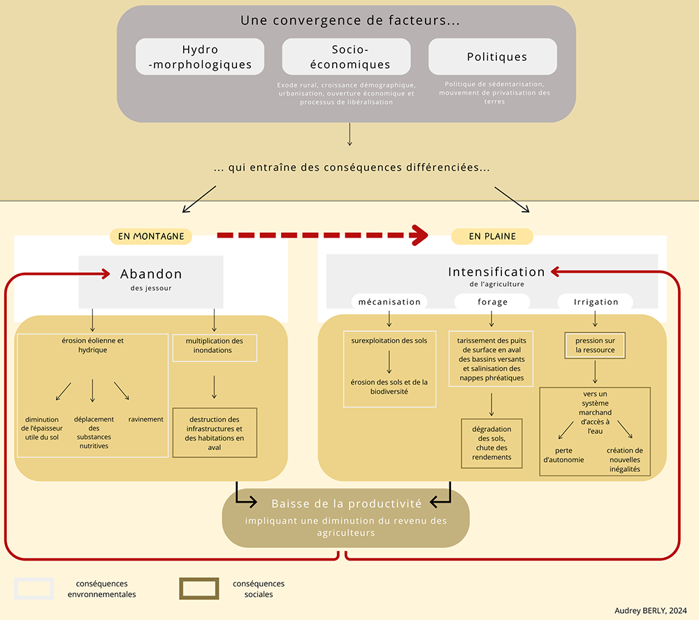 recomposition système agricole tunisien