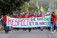 Manifestation contre le projet, avril 2018 (Guyane)